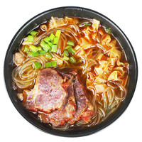102g*6桶装老刘头淮南牛肉汤粉丝米线方便面速食早餐夜宵泡面