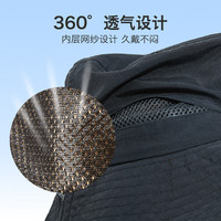 日本COGITUV防水透气防晒渔夫帽女春夏遮脸帽遮阳防风绳