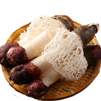 京鲜生&云芳斋【新鲜竹荪】1斤 云南时令鲜菌煲汤红托竹荪 源头直发