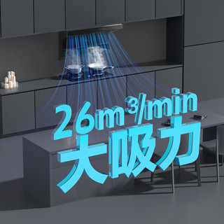  Haier/海尔 26立方AI变频大吸力 抽油烟机