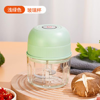 傅棠 吉利来多功能家用婴辅食机电动料理机捣蒜机 浅绿色三刀玻璃杯