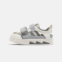 Kappa Kids卡帕童鞋儿童运动鞋男童网面小白鞋夏季透气软底休闲板鞋子女 米灰 35 /内长22.0cm适合脚长21.0cm 35码/内长22.0cm适合脚长21.0cm