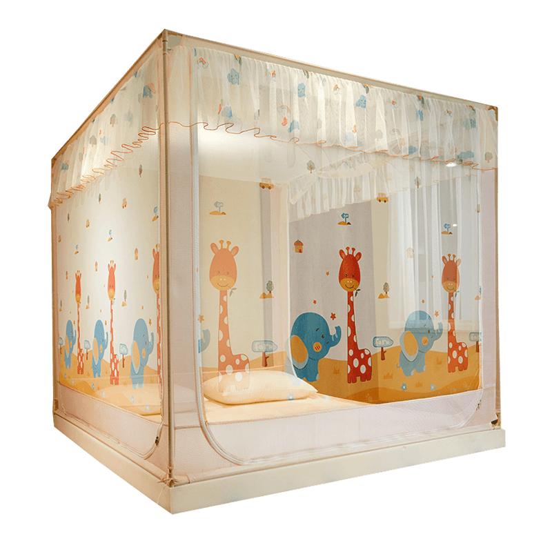 2021蚊帐家用卧室蒙古包宝宝防摔儿童2022高级加密加厚