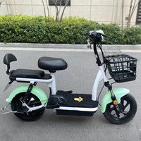 厉文 新国标电动自行车48V小型电瓶车小幻影 12Ah铅酸电池助力约80里