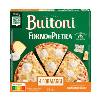 堡康利 Buitoni 奶酪披萨 340g 1盒 元旦 冷冻 10英寸 意大利原装进口 雀巢旗下