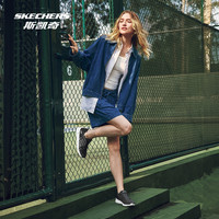 斯凯奇outlets2025春夏女款运动鞋EVA大底轻质舒适时尚百搭 白色/WHT 39.5