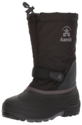 Kamik Waterbug5 雪地靴 Black/Charcoal 7 Big Kid