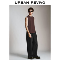  URBAN REVIVO 美式复古风 男士无袖背心  M