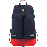 THE NORTH FACE 北面 UNDERCOVER 联名款 中性户外双肩包 8C07-E55 都市蓝/艾肯红拼色