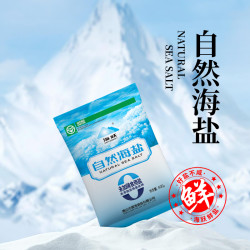 海跃 精制海盐400g无抗结剂食用盐无碘盐 400g*7