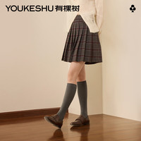 有棵树 YOUKESHU【压力瘦腿】压力小腿袜黑色过膝袜夏季中高筒抗菌jk长筒袜