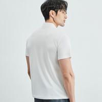 【领口拉链&无痕弹力】夏季薄款男士短袖t恤纯色上衣POLO衫