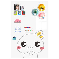 飞博士90*150cm软白板墙贴不伤墙可移除磁性小白板办公写字板挂式磁力黑板家用可擦儿童涂鸦墙纸