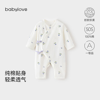 婴儿连体衣春夏季睡衣男女宝宝长袖哈衣爬服内搭打底衣服居家睡衣