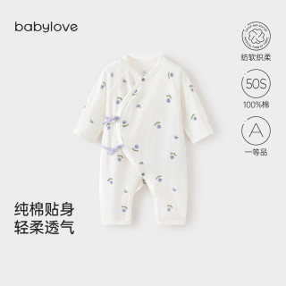 婴儿连体衣春夏季睡衣男女宝宝长袖哈衣爬服内搭打底衣服居家睡衣