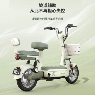 爱玛 小金豆 48V铅酸电池 新国标电动自行车