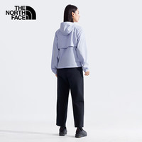 The North Face北面防晒衣女25春夏户外运动舒适轻薄速干UPF皮肤衣外套8EXD 0VI/紫色 L /165/92A
