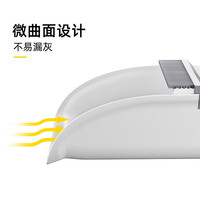 家杰优品扫把簸箕套装折叠收纳家用扫地笤帚 防风梳齿型静电除尘扫把畚箕 【静电除尘】可折叠扫把套装