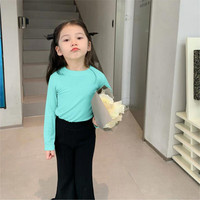 温小影 HELLO YING 新款女童春秋莫代尔长袖T恤