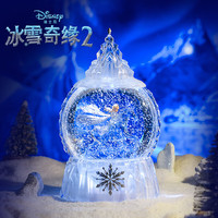 运韵迪士尼艾莎公主音乐盒水晶球冰雪奇缘爱莎八音盒玩具女孩 迪士尼充电爱莎水晶球