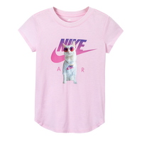 NIKE 耐克小童装女童纯棉短袖T恤夏季儿童针织休闲上衣 110 /56 【建议身高104-110cm】