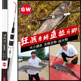  GW/光威 超轻超硬 钓鱼竿+竿稍+礼包