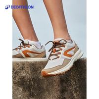 迪卡侬（DECATHLON）运动鞋男鞋春季透气轻便缓震回弹防滑耐磨鞋子跑步鞋网面鞋 象牙白【CS缓震+抓地升级】 45