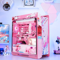 华硕(ASUS) 华硕ROG玩家国度 太阳神机箱 GX601机箱电脑机箱/全套发光板/装饰灯板 粉色乔巴(机箱+主题)