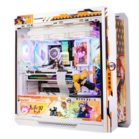 华硕(ASUS) 华硕ROG玩家国度 太阳神机箱 GX601机箱电脑机箱/全套发光板/装饰灯板 红色猪猪侠(机箱+主题)