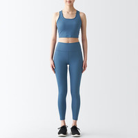 無印良品 MUJI 无印良品（無印良品 MUJI） Walker 女式 易干 收腿裤 BIH02A3S 打底裤 蓝色