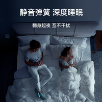 席梦思（Simmons）天然乳胶床垫银离子净眠阻螨抑菌软硬适中双人床垫1.8x2米 柔护CE 2000*2200