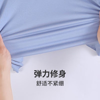 猫人莫代尔男士无痕背心2件装运动抑菌透气宽松打底无袖汗衫春夏 灰色+黑色 XL (130-150斤)