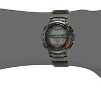 Casio 卡西欧 男士 钓鱼计时器石英手表 带树脂表带 绿色
