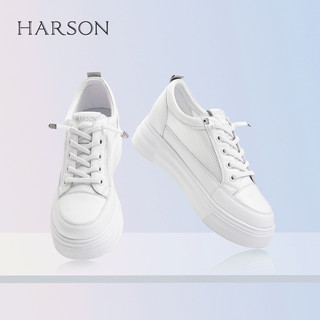  HARSON/哈森 厚底 女士板鞋