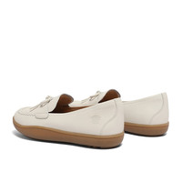 森达乐福鞋女皮鞋春秋小皮鞋可可平底单鞋4CF26AA4 米色宽版 40
