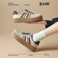 ZHR/则则 厚底增高 女士运动鞋 米蓝色 37