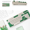 FC980MBT白绿PD配色LEOPOLD利奥博德大L机械键盘樱桃红轴蓝牙键盘 樱桃红轴-FC980MBT-可蓝牙可有线-白绿PD