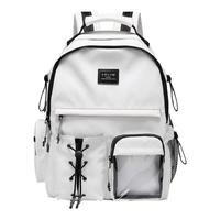 CHAOFANJI 设计感小众潮牌休闲书包女大双肩包男生高中生背包