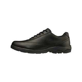 美津浓1h可退 Mizuno男士多场景适用天然皮革休闲鞋 B1GC220009 黑色 25.0 CM