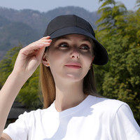 瑞雅 REALYARD赵露思同款速干遮阳防晒帽女大头围抽绳遮脸渔夫帽防晒太阳帽 8376马尾款米色 可调节·大帽檐