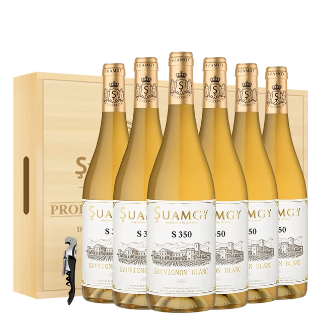 圣芝（Suamgy）S350长相思干白葡萄酒 750ml*6瓶  原瓶进口