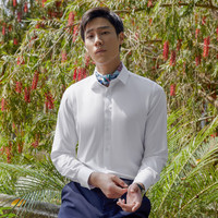 雅戈尔(YOUNGOR)长袖衬衫男素色DP免烫衬衫纯棉面料抗皱平整易打理新品