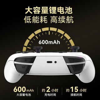 京盏switch手柄pro无线蓝牙NS体感游戏oled双人成行适用PC电脑steam喷射战士3唤醒/NFC 悟空游戏手柄 switch手柄pro【S08黑色】送接收器 switch全功能PRO