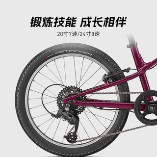 SPECIALIZED闪电 JETT 20英寸7速24英寸8速 儿童自行车男女自行车 浆果紫/丁香紫 20