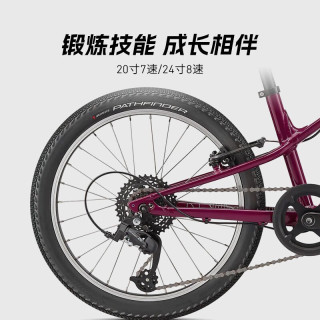 SPECIALIZED闪电 JETT 20英寸7速24英寸8速 儿童自行车男女自行车 浆果紫/丁香紫 20