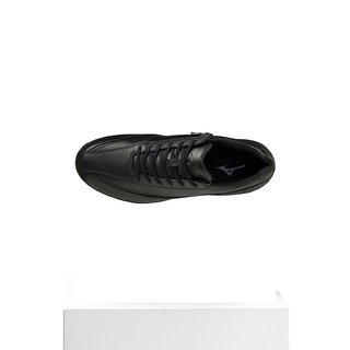 美津浓1h可退 Mizuno男士多场景适用天然皮革休闲鞋 B1GC220009 黑色 25.0 CM