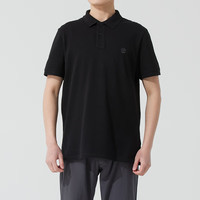 Timberland添柏岚POLO衫男短袖夏季户外旅行商务休闲上衣运动宽松T恤A24H2 黑色 S 170
