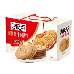 好吃点 核桃腰果粗粮杏仁曲奇饼干 800g