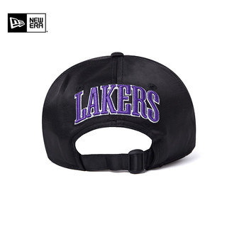 NEW ERA纽亦华NBA色丁棒球帽子男女软顶湖人弯檐运动潮流920 60434964- OSFM