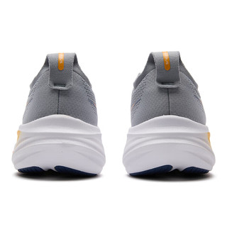 亚瑟士（ASICS）男鞋跑步鞋GEL-NIMBUS 26缓震轻质回弹透气运动鞋1011B794 40.5码 灰色/蓝色